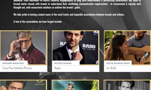 Exceed Entertainment – India’s Leading Talent & Brand Management Company